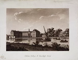 Chelsea Pensioner Gallery: The Royal Hospital and Ranelagh House, Chelsea, London, c1800