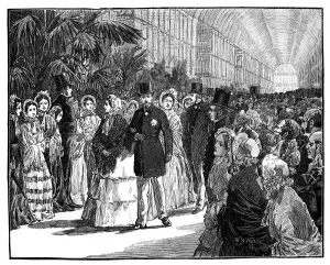 Wollen Prints: Royal and Imperial visit to the Crystal Palace