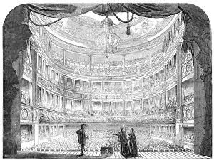 Auditorium Prints: The Royal Italian Opera, Lyceum, 1856. Creator: Unknown