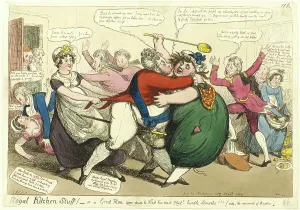 Royal Kitchen Stuff!, 1819. Creator: Isaac Robert Cruikshank