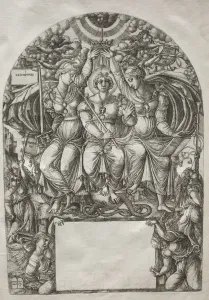 1485 1561 Prints: The Royal Majesty, before 1561. Creator: Jean Duvet (French, 1485-1561)