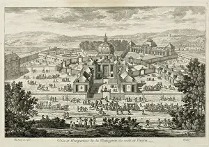 Versailles Prints: Royal Menagerie of Versailles. Creator: Perelle, Gabriel (1604-1677)