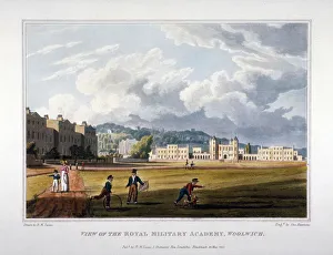 Woolwich Prints: Royal Military Academy, Woolwich, Kent, 1821. Artist: George Hawkins