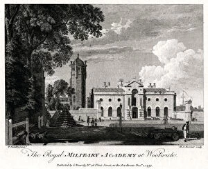 Rooker Gallery: The Royal Military Academy at Woolwich, London, 1775. Artist: Michael Angelo Rooker