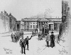 Sir Robert Smirke Prints: The Royal Mint, London, 19th century (1906). Artist: Herbert Railton