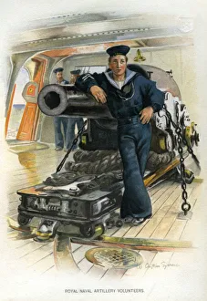 Print Collector22 Prints: Royal Naval Artillery Volunteers, c1890-c1893. Artist: William Christian Symons