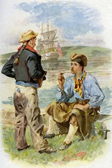 Chas Rathbone Low Collection: Royal Navy sailors, 18th century (c1890-c1893)