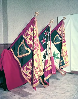 Patriotism Prints: Royal, New Zealand and Canadian standards carried at the coronation of Queen Elizabeth II