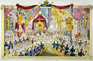 Adelaide Of Saxe Coburg Meiningen Gallery: Royal opening of London Bridge, 1831