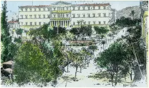 Gaertner Prints: The Royal Palace, Athens, Greece, c1890