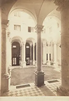 Genoa Liguria Italy Prints: The Royal Palace (Palazzo Reale), Genoa, 1870-1880. Creator: Alfredo Noack