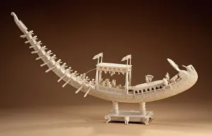 Oarsman Prints: Royal Peacock Barge, Late 19th century. Creator: Unknown
