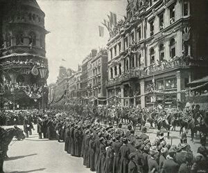 London Stereoscopic Co Collection: The Royal Procession: Passing the Eastern End of Cheapside, London, 1897. Artist