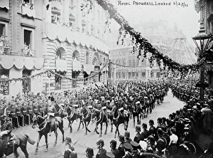 Bunting Prints: Royal Progress, London, 1911, 1911. Creator: Bain News Service