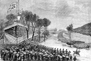 Grandstand Prints: The Royal Review of Scottish Volunteers at Edinburgh: the Grand Stand
