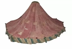 Chain Stitch Gallery: Royal Round Tent made for Muhammad Shah (Roof), 1834-1848. Creator: Unknown