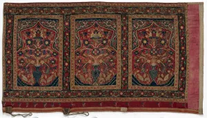 Royal Round Tent made for Muhammad Shah (wall panel with three panels A), 1834-1848