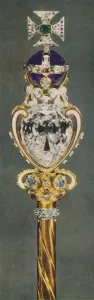 Crown Jewels Gallery: The Royal Sceptre with The Cross, 1937