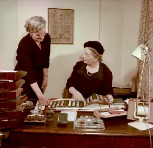 Office Prints: Royal School of Needlework, c1955. Creator: Arthur Charles Kirby Ware