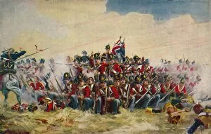 Weaponry Gallery: The Royal Scots. The Square at Quatre Bras, 1815, (1939)