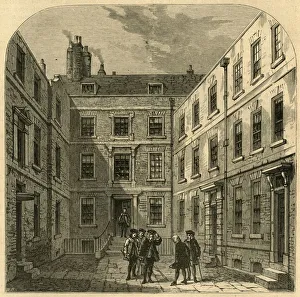 The Royal Societys House in Crane Court, (1897). Creator: Unknown The Royal Societys House in Crane Court, (1897). Creator: Unknown