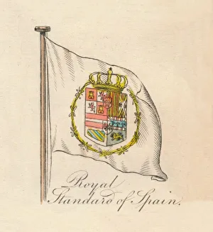 Royal Standard of Spain, 1838