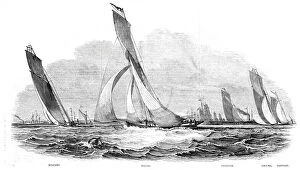 The Royal Thames Yacht Club - Sailing Match - Mystery, Gnome, Phantom, Enigma, Gazelle