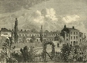 College Prints: The Royal Veterinary College, 1825, (c1876). Creator: Unknown