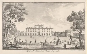 Giuseppe Prints: The Royal Villa called il Poggio Imperiale (La Real Villa detta il Poggio Imperiale)