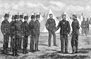 Officers Prints: The Royal Visit to Edinburgh: The Queen's City of Edinburgh Rifle Volunteer Brigade
