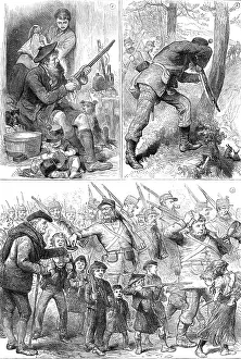 Role Model Prints: The Royal Visit to Edinburgh: The Scottish Volunteers, 1881. Creator: Unknown