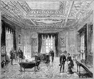 Holyroodhouse Prints: The Royal Visit to Edinburgh: Secretary's Room