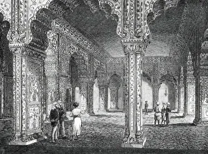 India Asia Prints: The Royal Visit to India: Interior of the Dewan-I-Khas