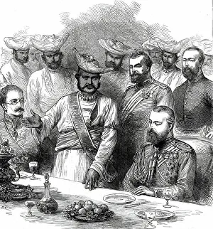 India Asia Prints: The Royal Visit to India: Scindia proposing the health of the Prince of Wales at Gwalior