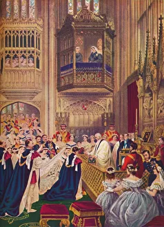 The Royal Wedding, St Georges Chapel, Windsor, March 10, 1863 (1910)