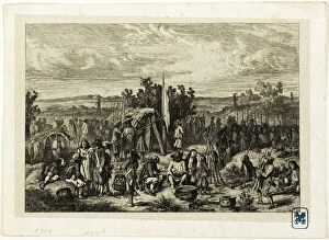 A Royalist Encampment, n.d. Creator: Charles Emile Jacque