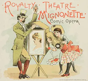 Scrap Book Prints: Royalty Theatre - Mignonette - Comic Opera, mid-late 19th century. Creator: Unknown