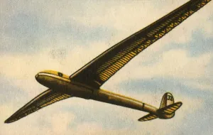 Euge Prints: RRG Fafnir glider, 1930, (1932). Creator: Unknown