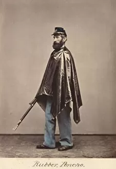 Rubber Poncho, 1866. Creator: Oliver H. Willard