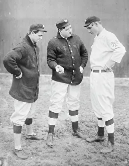 Tactical Prints: Rube Marquard standing at right
