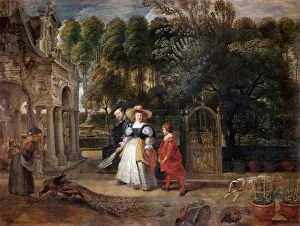 Helene Fourment Prints: Rubens and Helene Fourment in the Garden