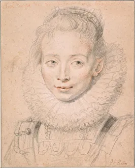Rubenss Daughter Clara Serena (So named Maid of Honor of Infanta Isabella), c. 1623. Artist: Rubens, Pieter Paul (1577-1640)