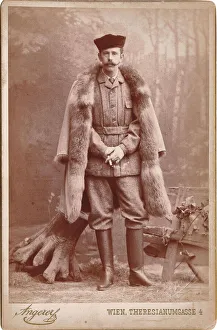 Rudolf, Crown Prince of Austria (1858-1889), 1889. Creator: Angerer, Victor (1839-1894)