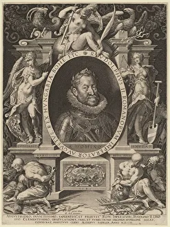 Gillis Sadeler Ii Prints: Rudolph II, 1603. Creator: Aegidius Sadeler II