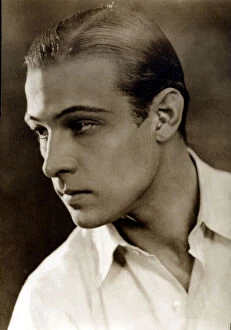 Personages Collection: Rudolph Valentino (1895-1926), film actor, born in Italy