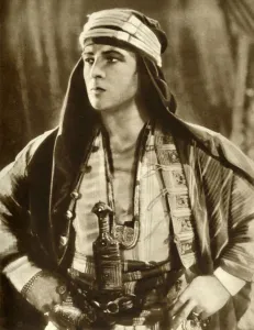 Rudolph Valentino in The Sheik , 1921, (1935). Creator: Unknown Rudolph Valentino in The Sheik , 1921, (1935). Creator: Unknown