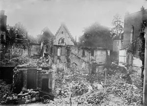 Senlis Hauts De France France Prints: Rue Bellon, Senlis, 1914. Creator: Bain News Service