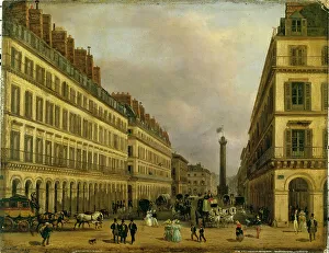 Rue de Castiglione, 1829. Creator: Giuseppe Canella