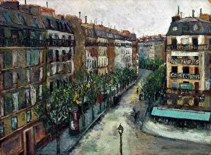 Montmartre Prints: Rue Custine a Montmartre, 1909-1910