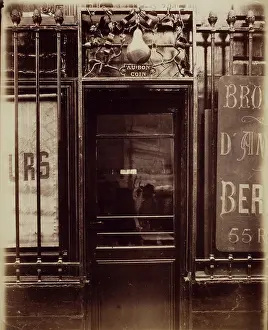 Front Door Prints: Rue des Haudriettes, 2 (Paris), 1901. Creator: Eugene Atget